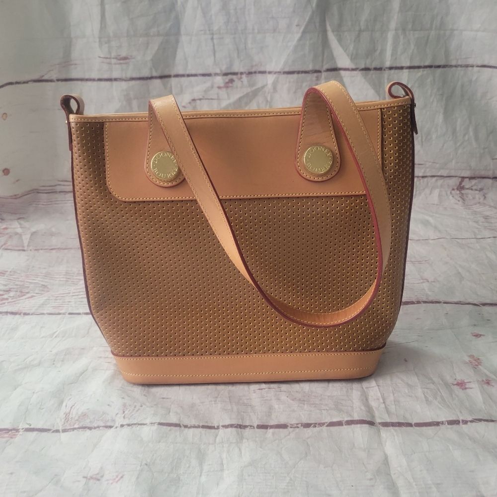 Dooney & Bourke Perforated Leather Domed Bag